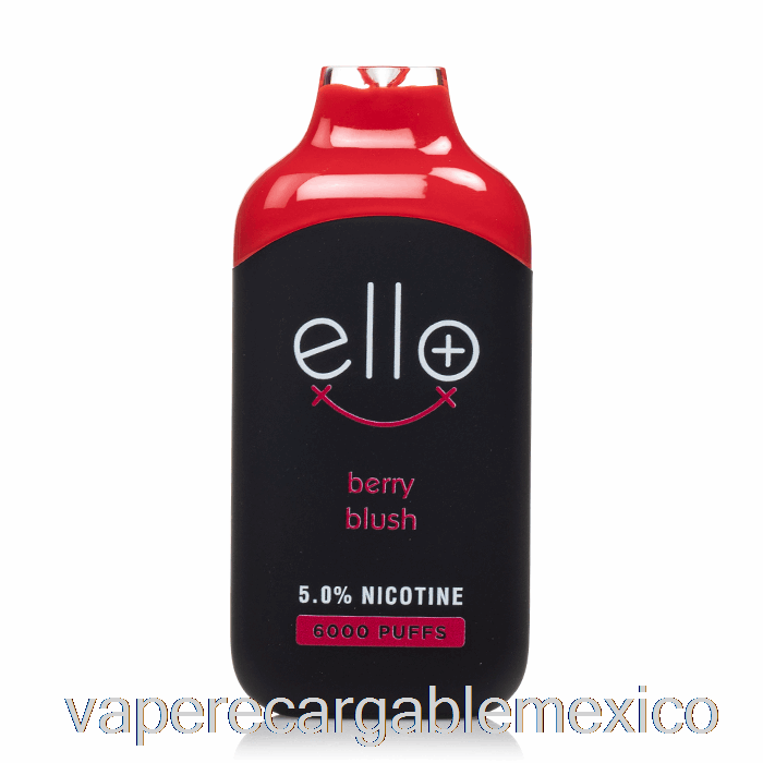 Vape Recargable Blvk Ello Plus 6000 Desechable Berry Blush Ice